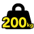 200kg