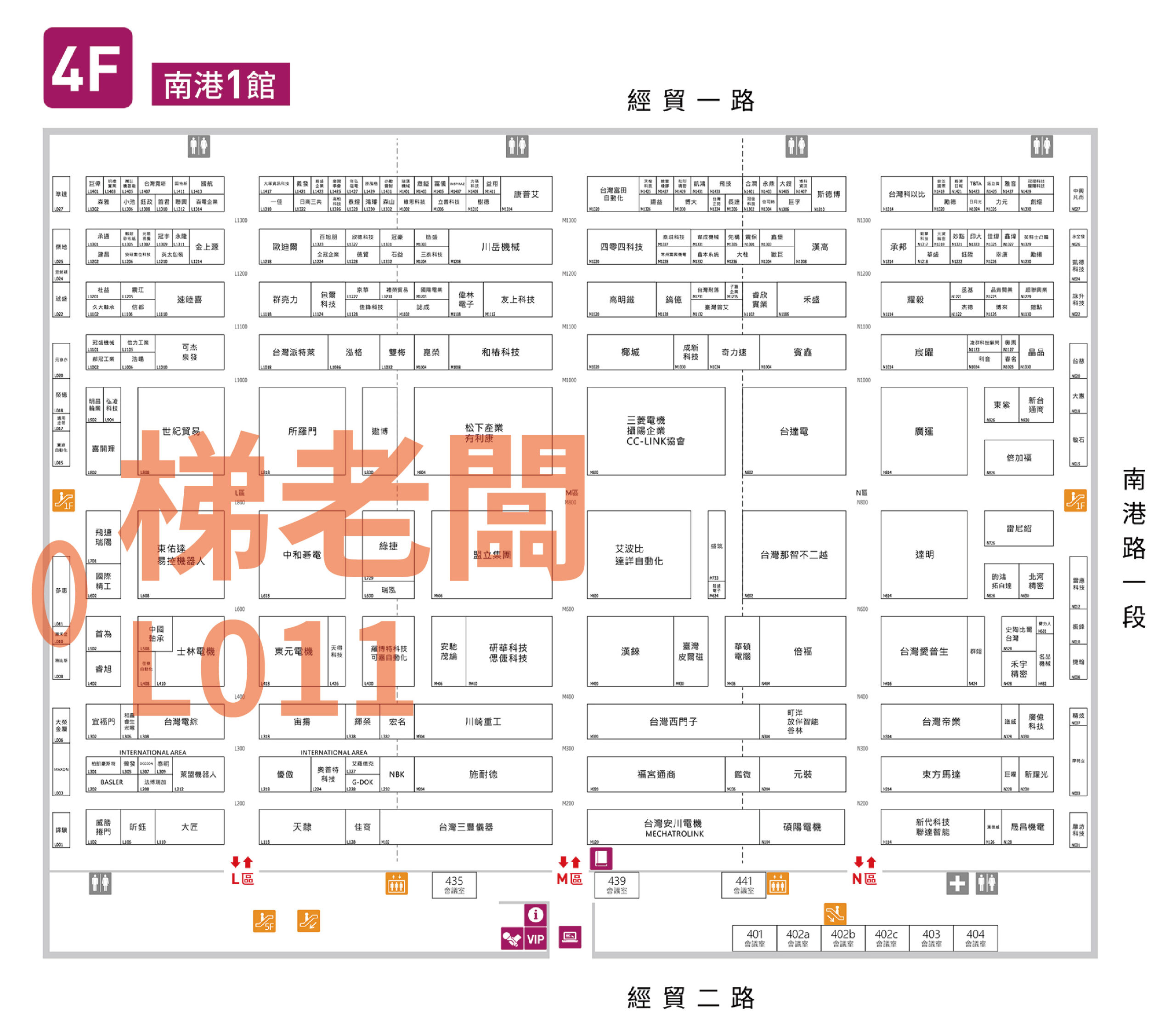 2022台北自動化-位置圖