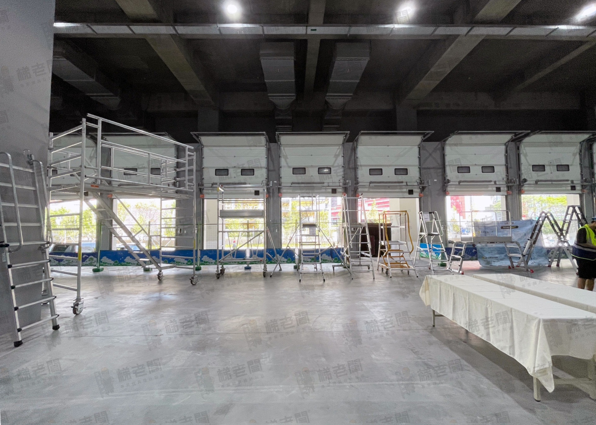 梯老闆-112年度營造業高風險作業暨墜落災害預防觀摩會-梯老闆展示多款梯具