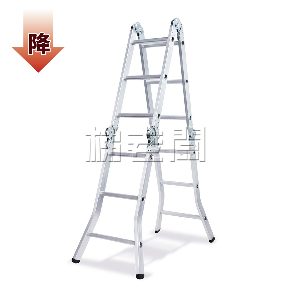 <b>多功能四折梯(平台款)</b><span style="color:#777;"> DFB-6</span>